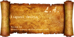 Lugosi Anita névjegykártya